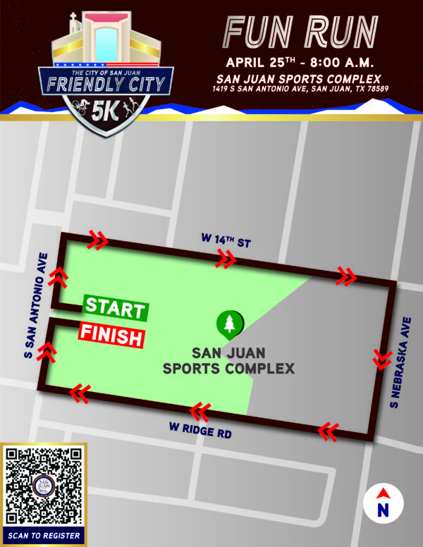 Friendly City 5k – 2026 – The City of San Juan, Texas